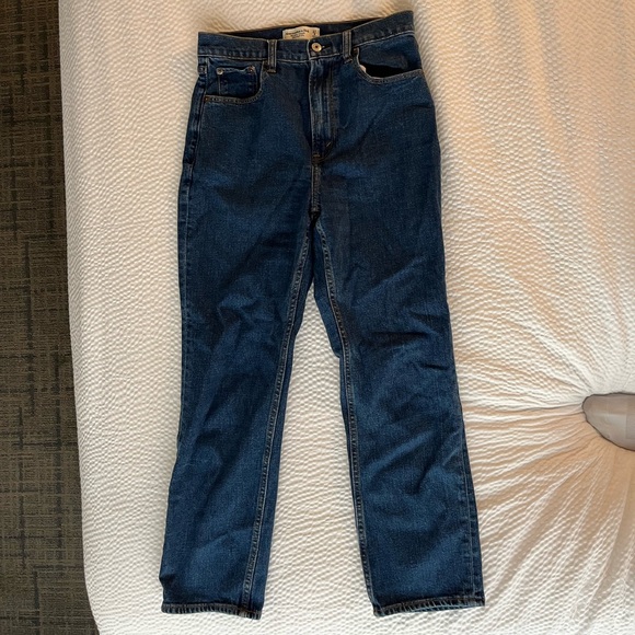 Ultra High Rise Ankle Straight Jean - Picture 5 of 7